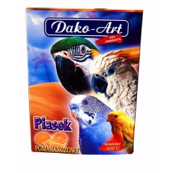 Mineralinis smėlis paukštis su apelsinu Dako 250 g Mineralinis smėlis paukštis su apelsinu Dako 250 g