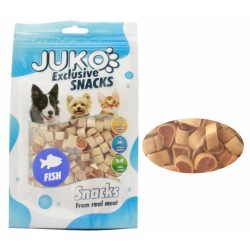 JUKO Užkandžiai Lašiša mini Sushi 70 g JUKO Užkandžiai Lašiša mini Sushi 70 g
