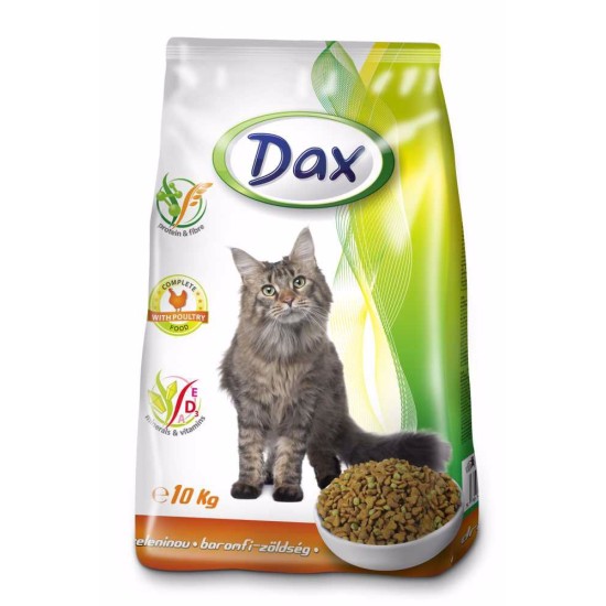 Dax Cat granulės paukštiena su daržovėmis 10 kg