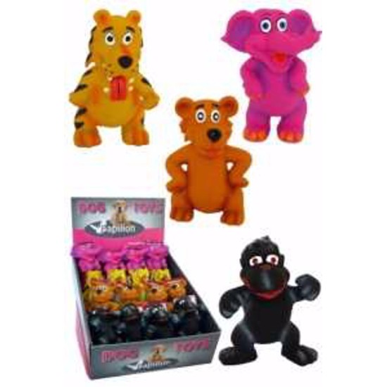 Žaislas šunims - gyvūnai laukiniai pilnas lateksas