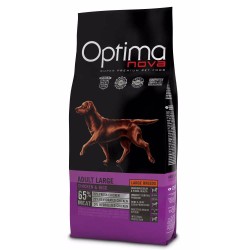 Sausas šunų maistas OPTIMAnova Dog Adult Large Chicken & Rice su vištiena ir ryžiais, 12 kg