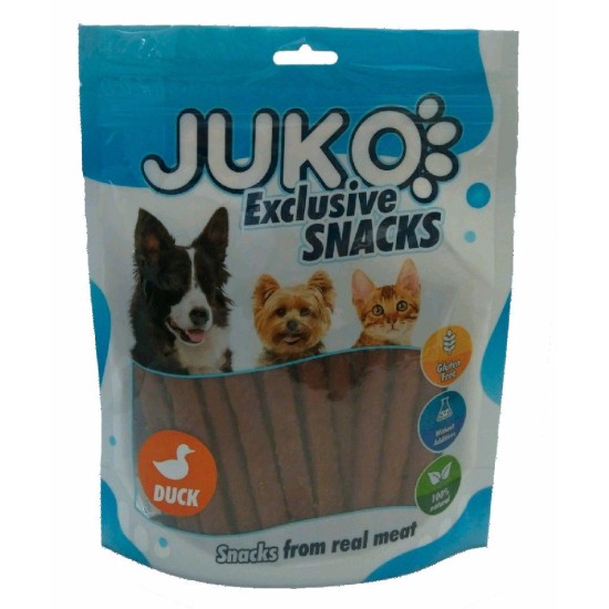 JUKO Užkandžiai Anties Presuota lazdelė 250 g