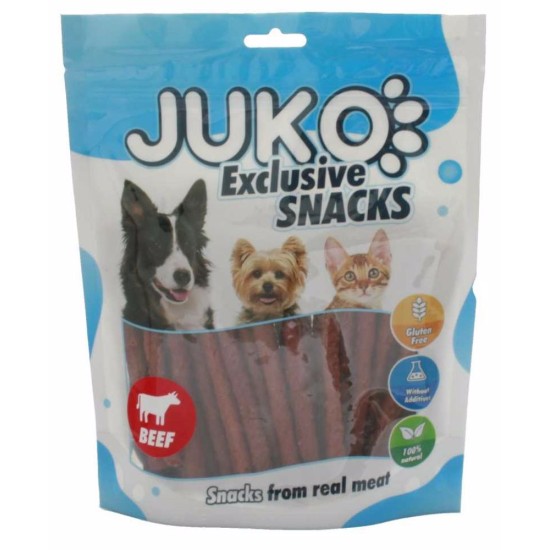 Juko skanėstas šunims lazdelės su jautiena, 250 g