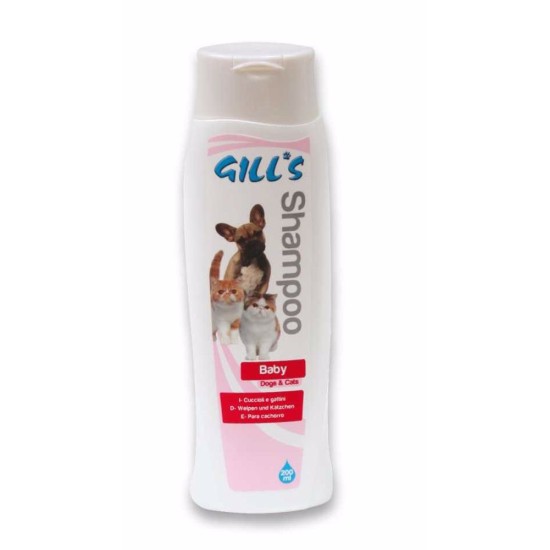 GILLS šampūnas Kūdikis šuo & katė 200 ml