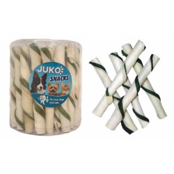 Skanėstai šunims JUKO Snacks white tube with mint pagaliukai su mėta, 35 vnt.