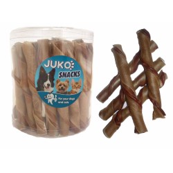 JUKO Skanėstai šunims sukti vištienos skonio vamzdeliai, 35 vnt.