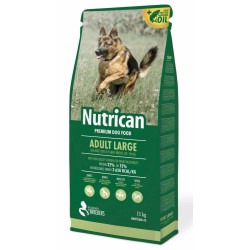 Sausas šunų maistas Nutrican Dog Adult Large su vištiena, 15 kg