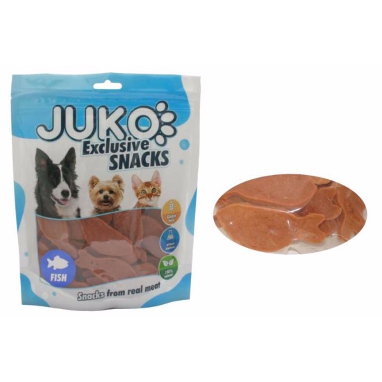 JUKO Užkandžiai Lašiša žuvies formoje 250 g