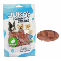 JUKO Užkandžiai Triušis dideli kąsniai 70 g JUKO Užkandžiai Triušis dideli kąsniai 70 g