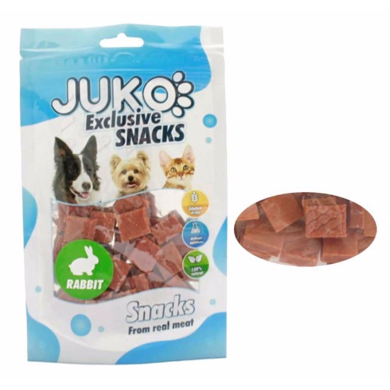 JUKO Užkandžiai Triušis dideli kąsniai 70 g