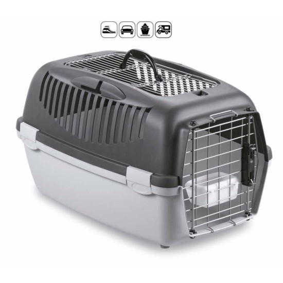 Gulliver 3 Deluxe Top nemokama įranga viršus atidaromas metalinės durys pilka