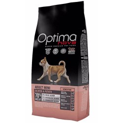 OPTIMA Nova Dog Adult Mini Sensitive Salmon & Potato GF su lašiša ir bulvėmis