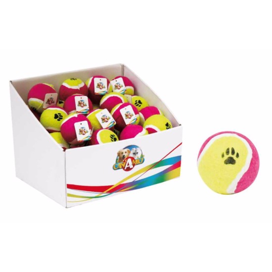 Žaislas šunims - teniso kamuoliukas, 6,5 cm