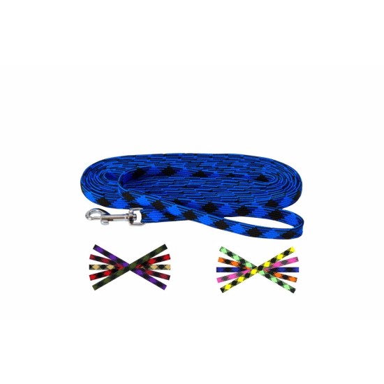 Bėgimo pavadėlis skirtingi dekorai plotis 13 mm ilgis 10 m