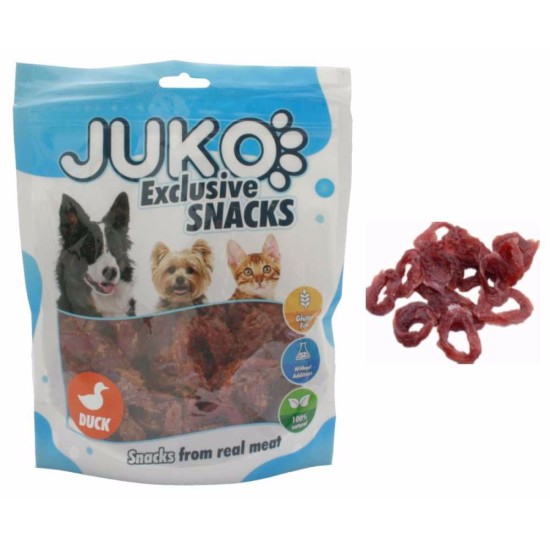 JUKO Užkandžiai Anties Minkštas žiedas 250 g