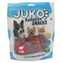JUKO Užkandžiai ėriena Minkštas mini kaulas 250 g JUKO Užkandžiai ėriena Minkštas mini kaulas 250 g