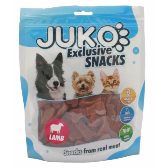 JUKO Užkandžiai ėriena Minkštas mini kaulas 250 g