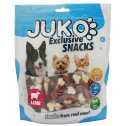 JUKO užkandžiai ėriena & balta kalcis kaulas 250 g