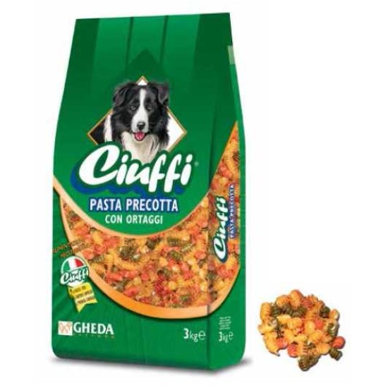 Ciufi apvirti makaronai su daržovėmis 3 kg