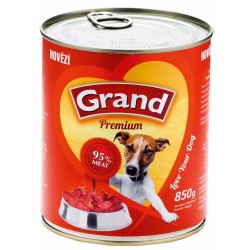 Grand Premium Dog jautienos konservas 850 g Grand Premium Dog jautienos konservas 850 g