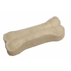 Kaulas iš buivolo odos baltas JUKO Užkandžiai 10 cm (50 vnt.)