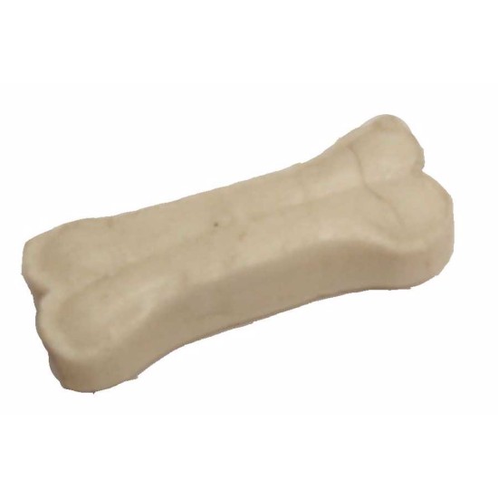 Kaulas iš buivolo odos baltas JUKO Užkandžiai 12,5 cm (20 vnt)