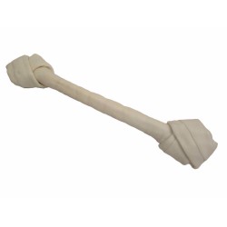 Mazgas iš buivolo odos baltas JUKO Užkandžiai 6,5 cm (50 vnt)