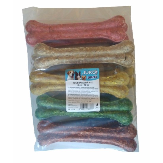Kaulas spalvotas mišinys JUKO Užkandžiai 19 cm (10 vnt.)