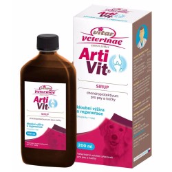 Sirupas Vitar veterinae Artivit sąnariams ir kaulams, 200 ml Sirupas Vitar veterinae Artivit sąnariams ir kaulams, 200 ml