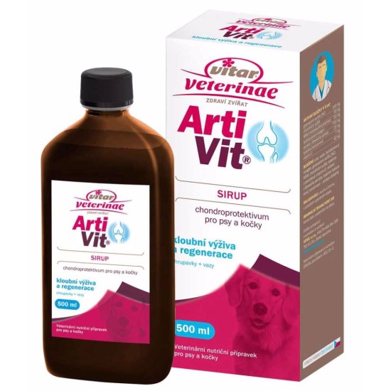 Sirupas Vitar veterinae Artivit sąnariams ir kaulams, 500 ml