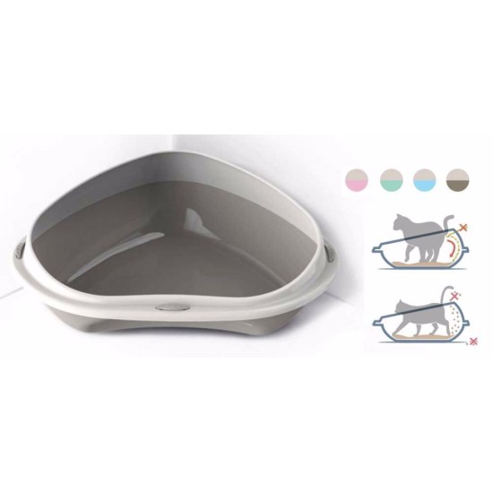 Kampinis tualetas mažas Shuttle kampas