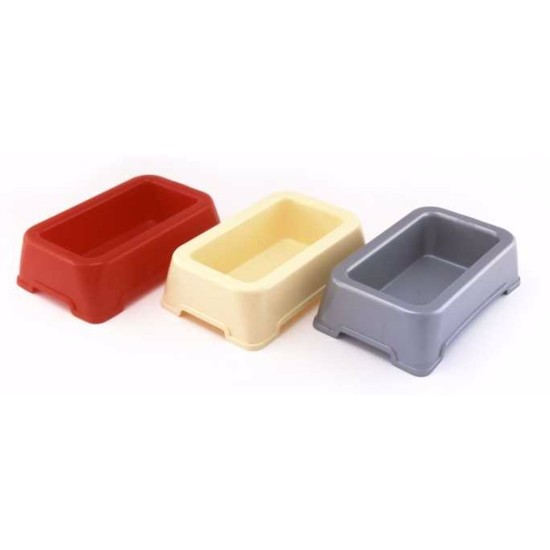 Dubenėlis plastikas kvadratas graužikams