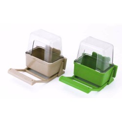 Lesyklėlė paukščiams 3 dalys plastikas