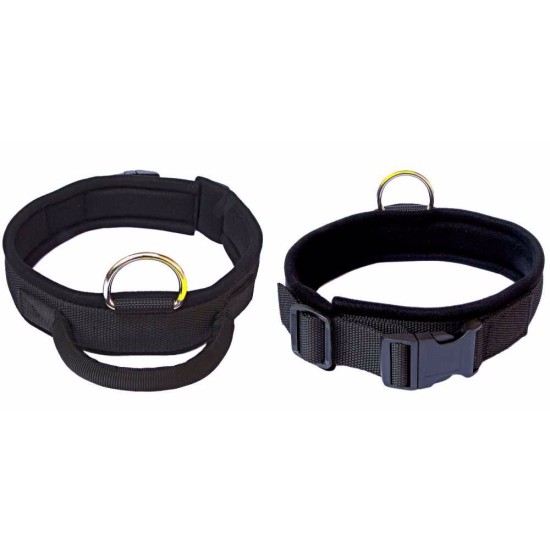 Antkaklis šunims su paminkštinimu ir kilpa/rankena, 4 x 55 cm