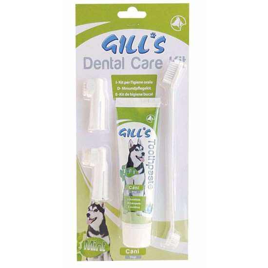 Dantų rinkinys pasta   šepetėliai (Gill's dantų priežiūros rinkinys)
