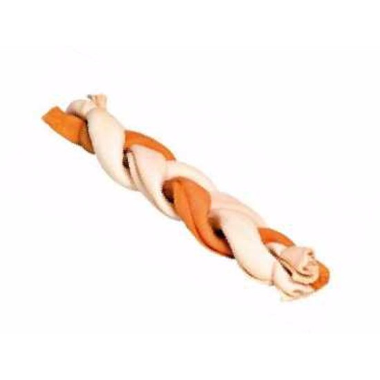 Pintas iš buivolo odos dviejų spalvų JUKO Užkandžiai 22,5 cm (6 vnt)