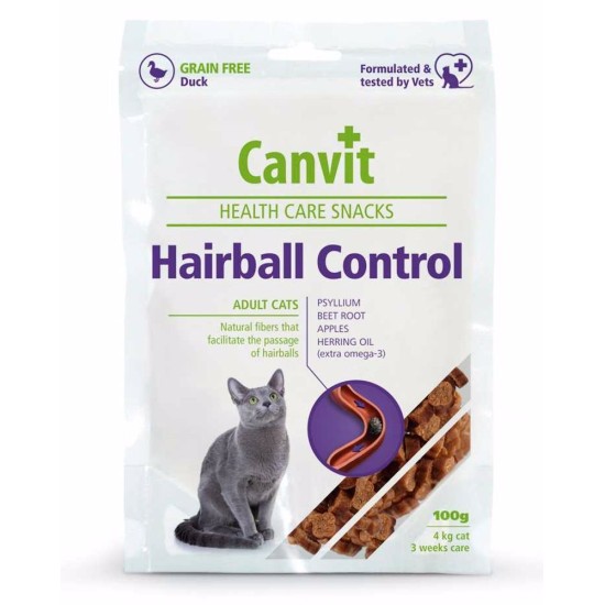 Canvit SNACKS Cat Hairball Control 100 g Canvit SNACKS Cat Hairball Control 100 g