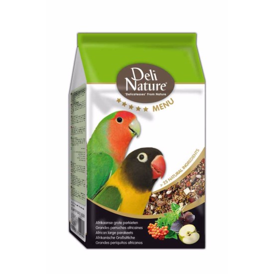 Deli Nature 5 Meniu Afrikietiška didelė papūga 800 g Deli Nature 5 Meniu Afrikietiška didelė papūga 800 g