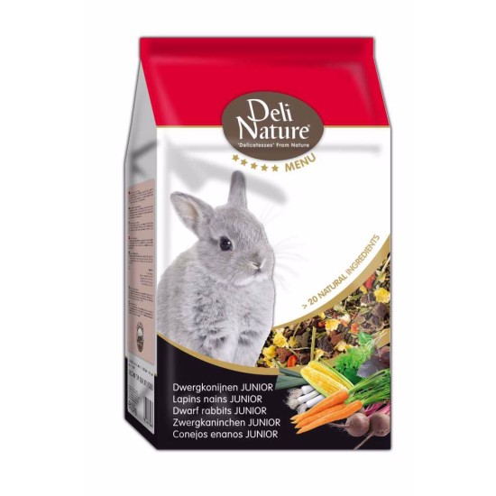 Deli Gamta 5 Meniu nykštukiniams triušiams jaunesnysis 2,5 kg