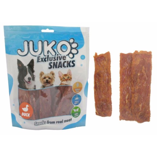 JUKO Užkandžiai Anties Minkštas trūkčiojimas 250 g JUKO Užkandžiai Anties Minkštas trūkčiojimas 250 g