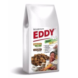 Sausas šunų maistas Eddy Dog Senior & Light su ėriena, 8 kg