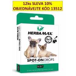 Herba Max Spot-on Dog & Cat atbaidantis lašai 5 x1 ml Herba Max Spot-on Dog & Cat atbaidantis lašai 5 x1 ml