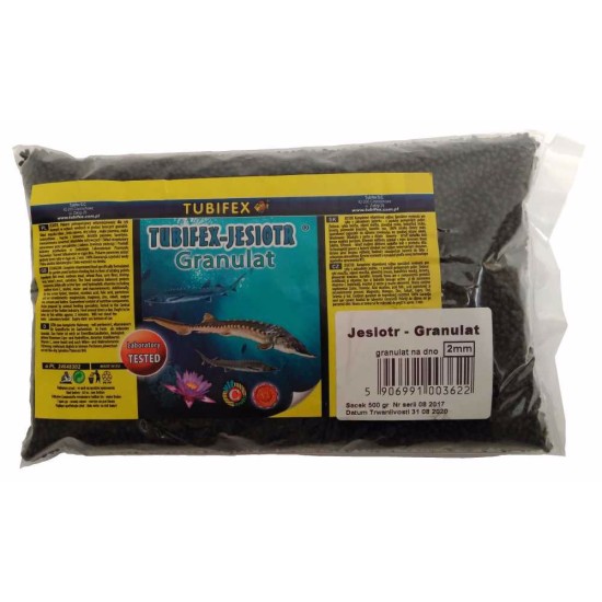 Pašaras erškėtams Tubifex 2mm, 500g