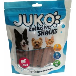 Skanėstas šunims JUKO Snacks Lamb pressed stick ėrienos lazdelės, 250 g Skanėstas šunims JUKO Snacks Lamb pressed stick ėrienos lazdelės, 250 g