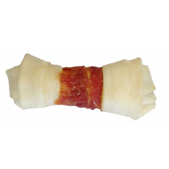 Mazgas iš buivolo odos su ančių mėsa JUKO Užkandžiai 15cm (1 vnt)