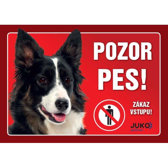 Ženklas plastikas BORDER COLLIE