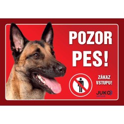 Ženklas plastikas BELGIŠKAS AVIMENYS MALINOIS