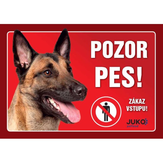 Ženklas plastikas BELGIŠKAS AVIMENYS MALINOIS