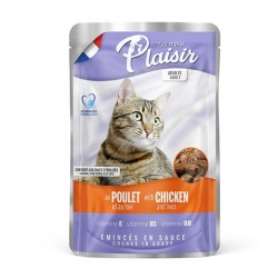 Plaisir cat vištiena & kepenų maišelis 100 g