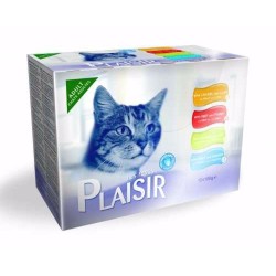 Plaisir Cat Multipack maišeliai 100 g (12 vnt.)